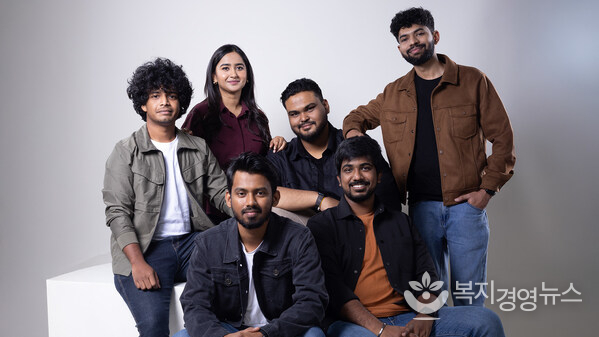 Catalyx Space cofounders Rifath Shaarook, Clinton Anthony, Keerthan Chand, and Saqib Hussin announcing the company’s seed funding.